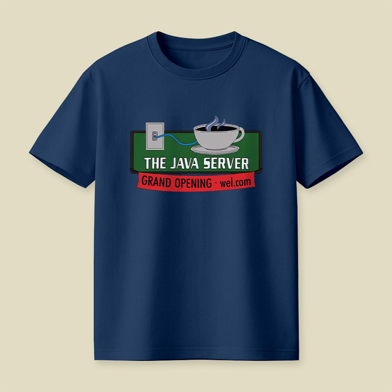 The Java Server Try-ceratops Playful T-Shirt