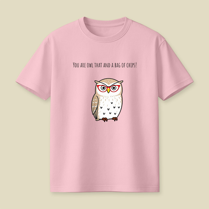 You Are Owl That And A Bag Of Chips Owl Playful T-Shirt
