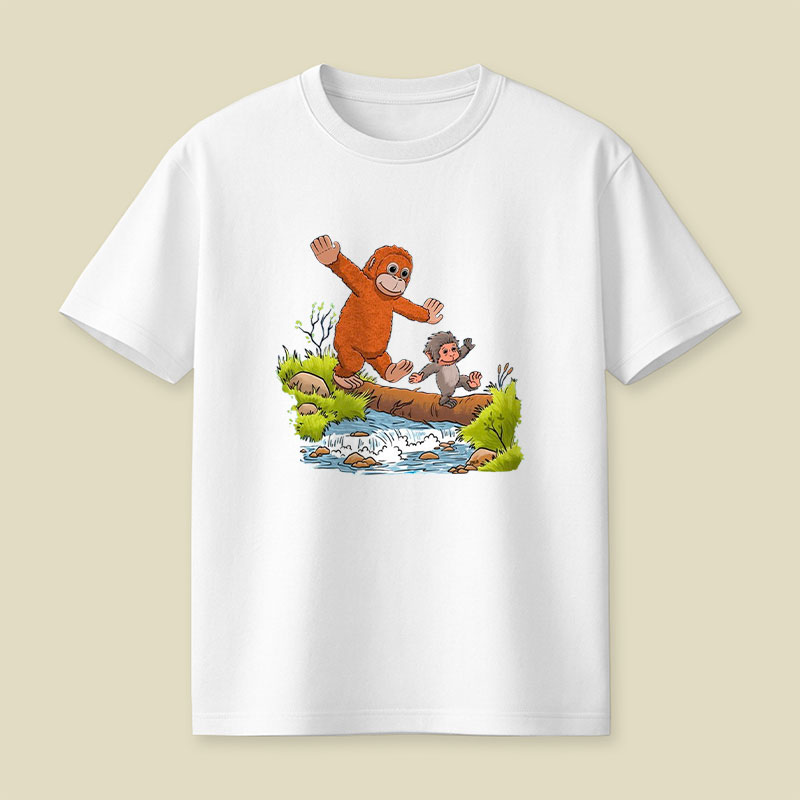 Punch Monkey play Playful T-Shirt
