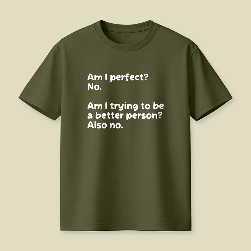 Am I Perfect No Playful T-Shirt