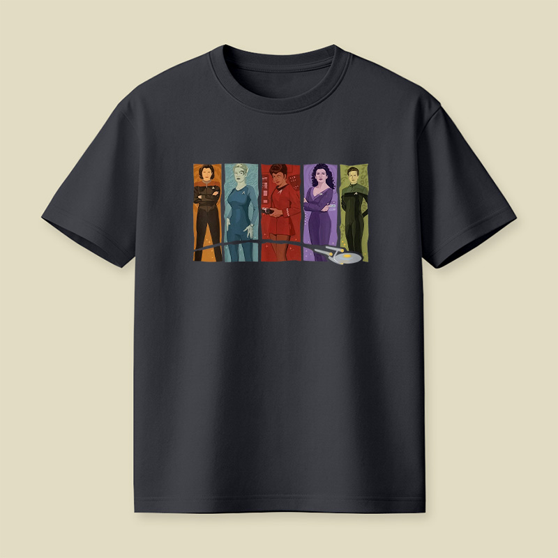 Legendary Space Heroines Playful T-Shirt