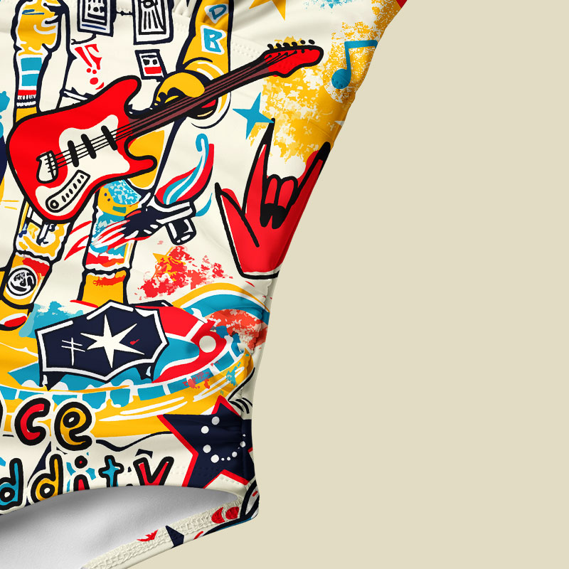 Space Oddity Tummy Control One Piece Swimsuit