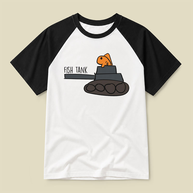 Fish Tank Raglan T-shirt