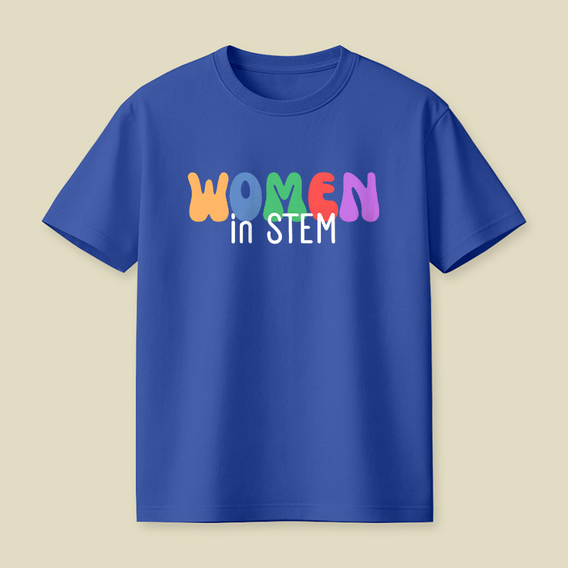 Women In STEM Female Scientist Girls In Science Playful T-Shirt