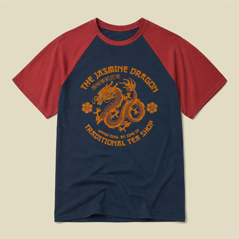Jasmine Dragon Tea Raglan T-shirt