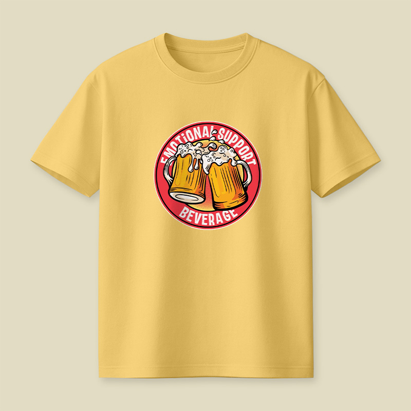 Emotional Support Beer Playful T-Shirt