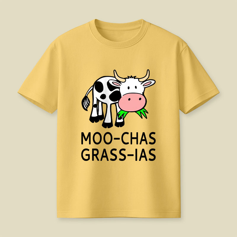 Moo-chas Grass-ias Playful T-Shirt