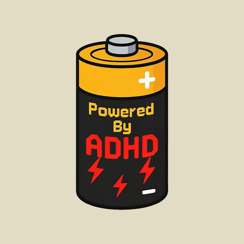 ADHD Battery Playful T-Shirt
