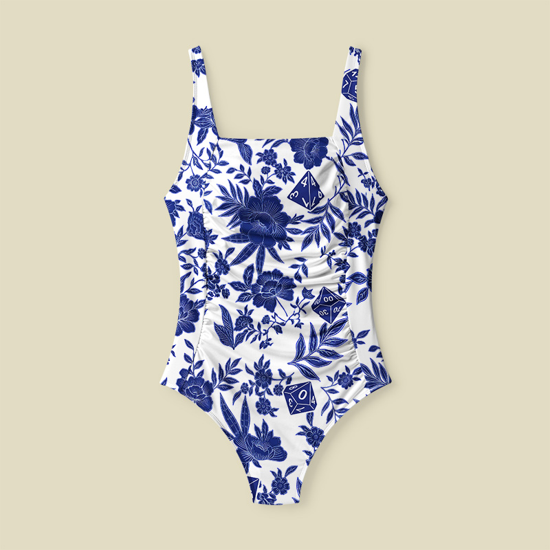 Rolling In Indigo Tummy Control One Piece Swimsuit