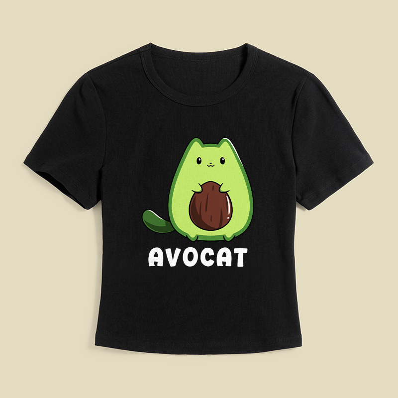 Cute Avocat Geek Baby Tee