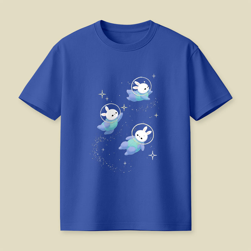 Space Bunnies Playful T-Shirt