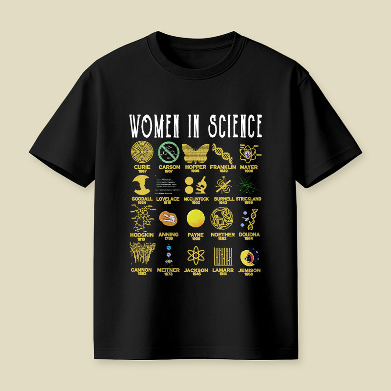 Women In Science Playful T-Shirt