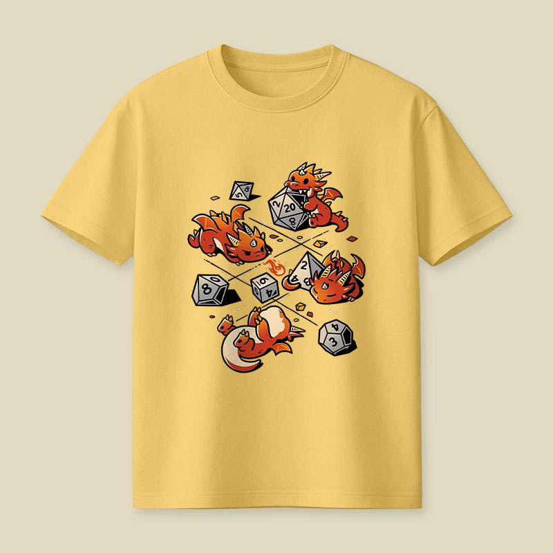 Tiny Dragons Party Playful T-Shirt