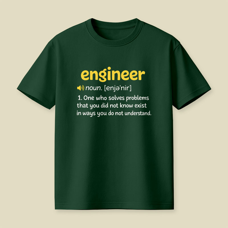 Funny Engineer Definition Playful T-Shirt