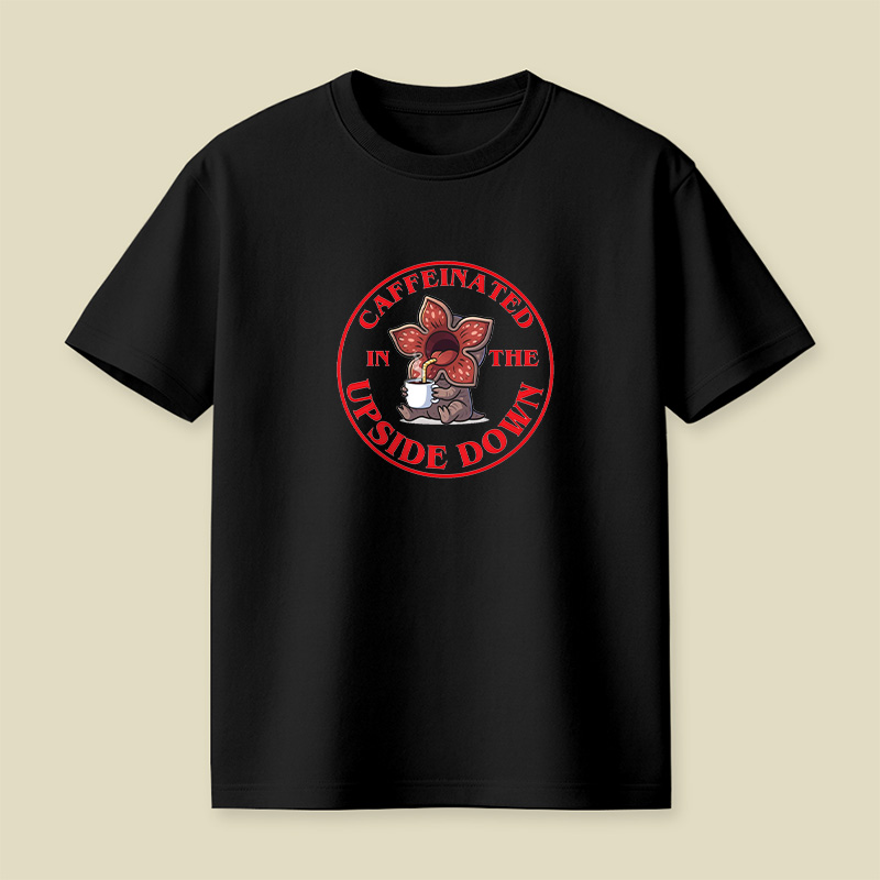 Demogorgon Caffeinated Upside Down Playful T-Shirt