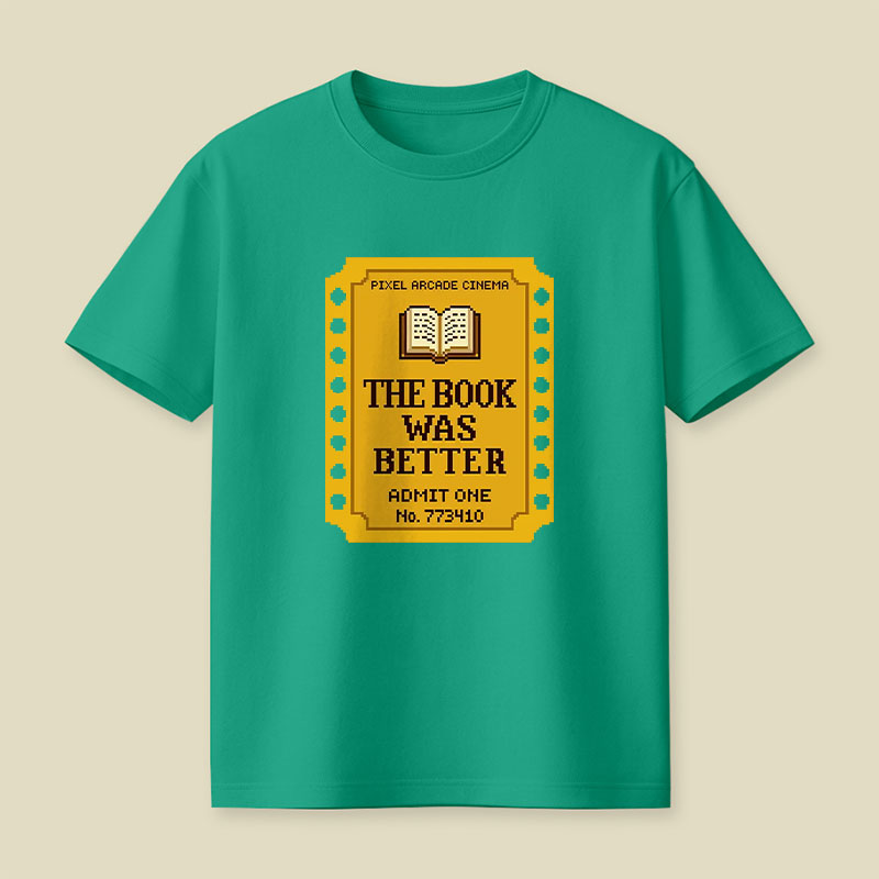The Book Was Better Playful T-Shirt