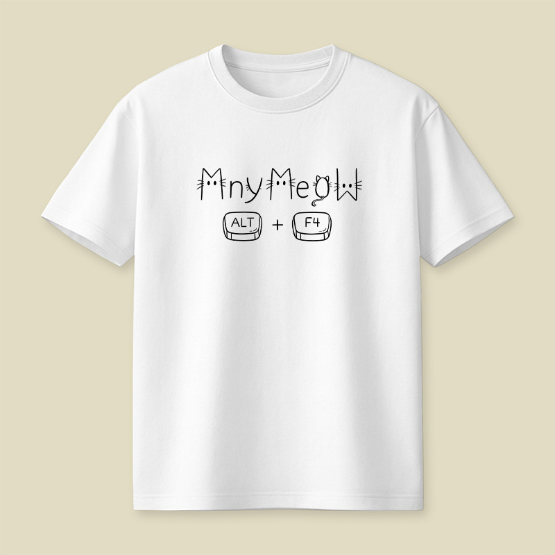 Coder Cat Pun Playful T-Shirt