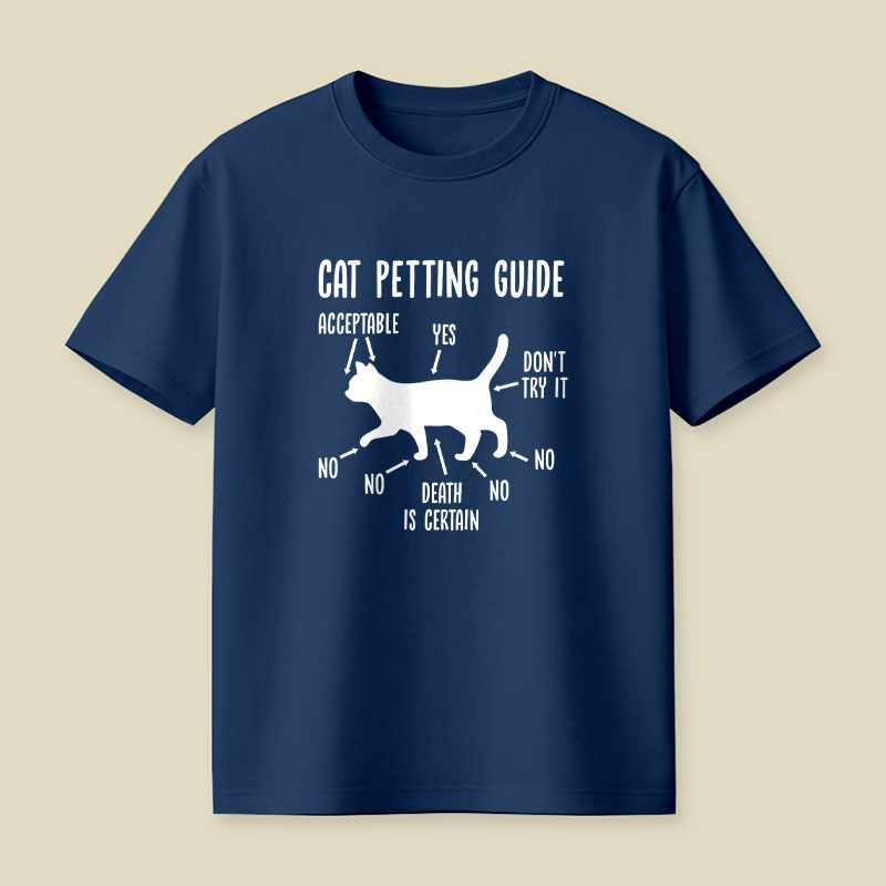 Cat Petting Guide Playful T-Shirt