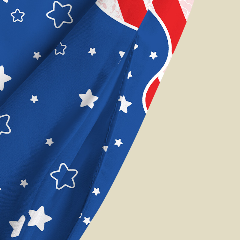 America 250 Patriotic Playful Maxi Dress