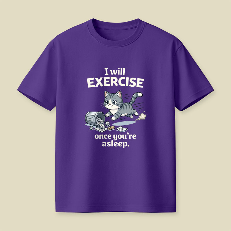 Late Night Exercise Playful T-Shirt