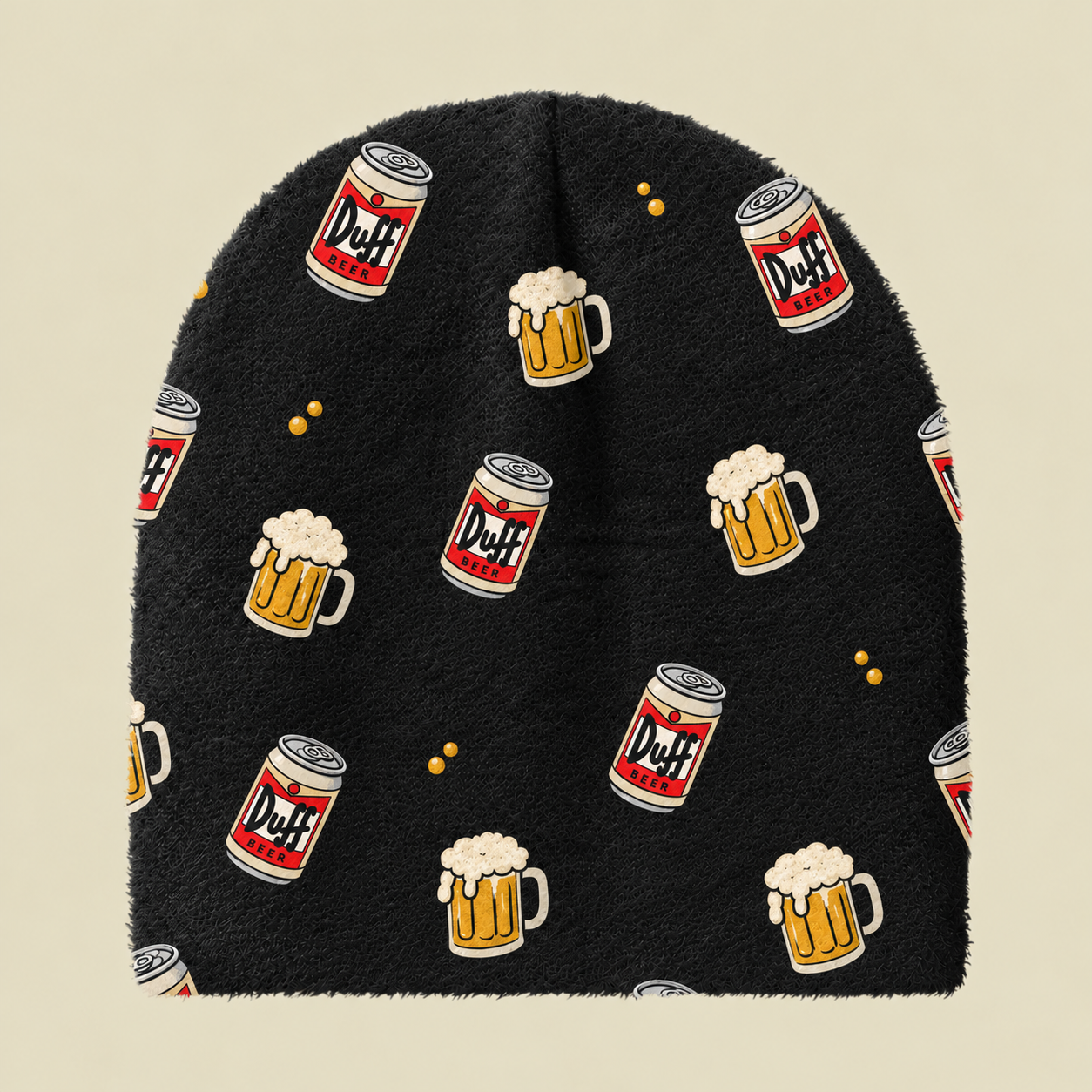 Duff Beer Fuzzy Beanie