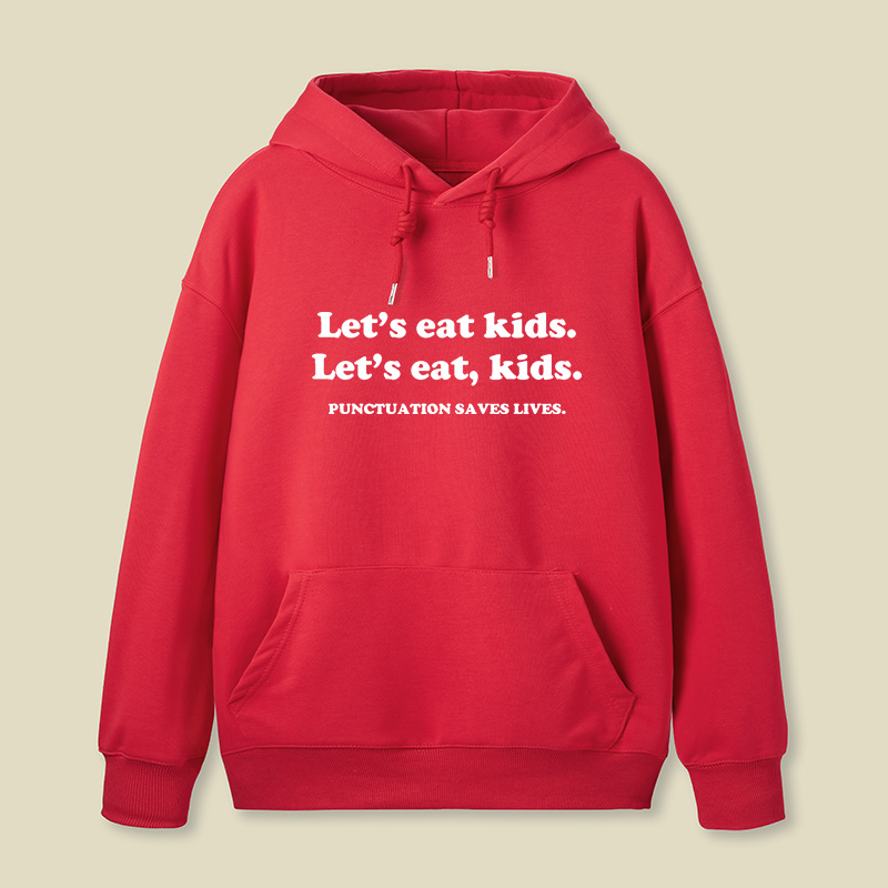 Punctuation Saves Lives Geek Hoodie