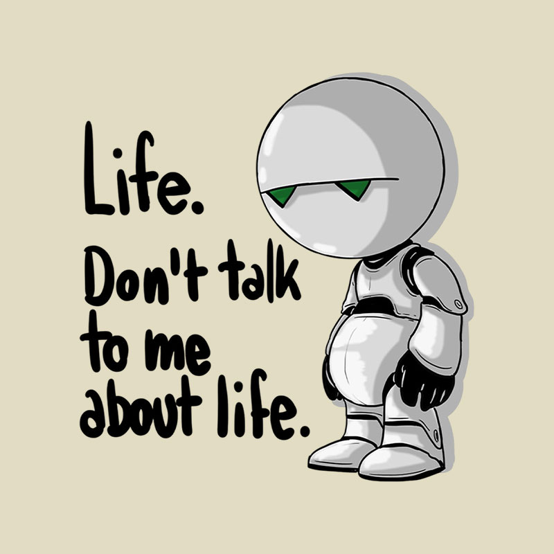 Dont Talk To Me About Life Playful T-Shirt