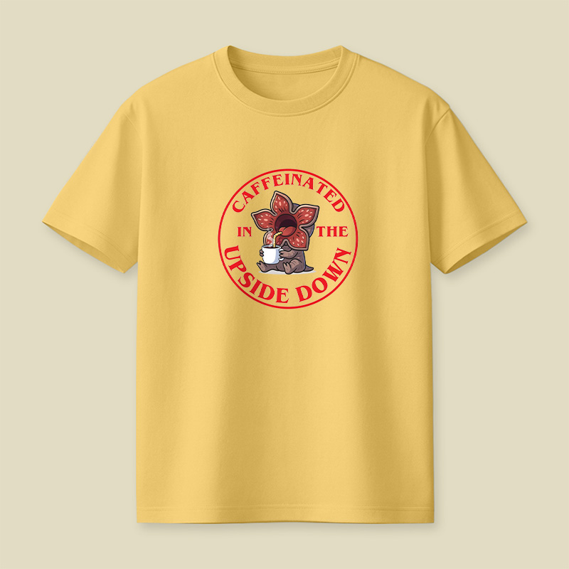 Demogorgon Caffeinated Upside Down Playful T-Shirt