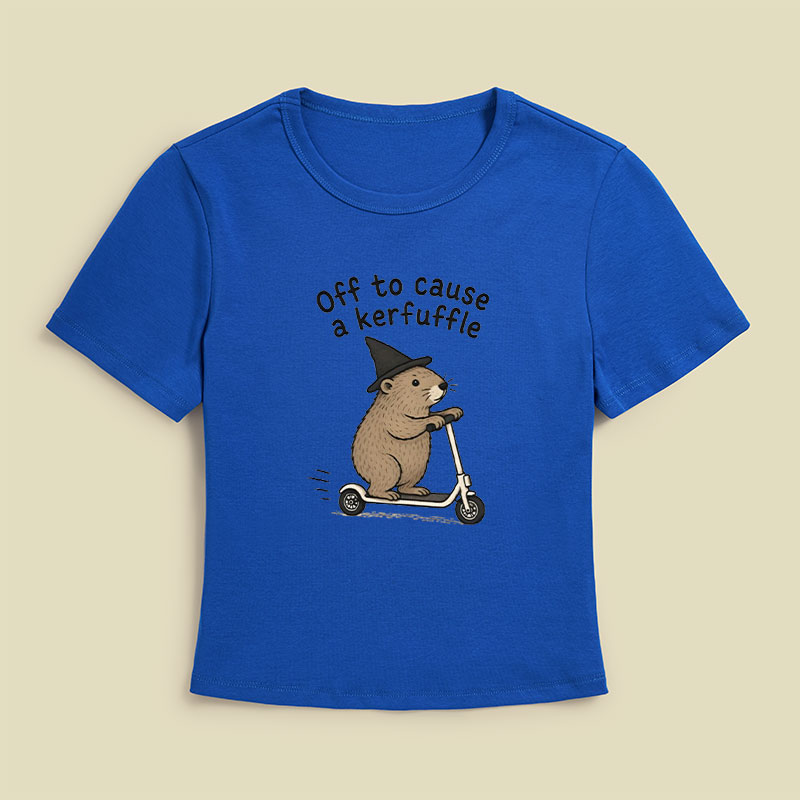 Off To Cause A Kerfuffle Geek Baby Tee