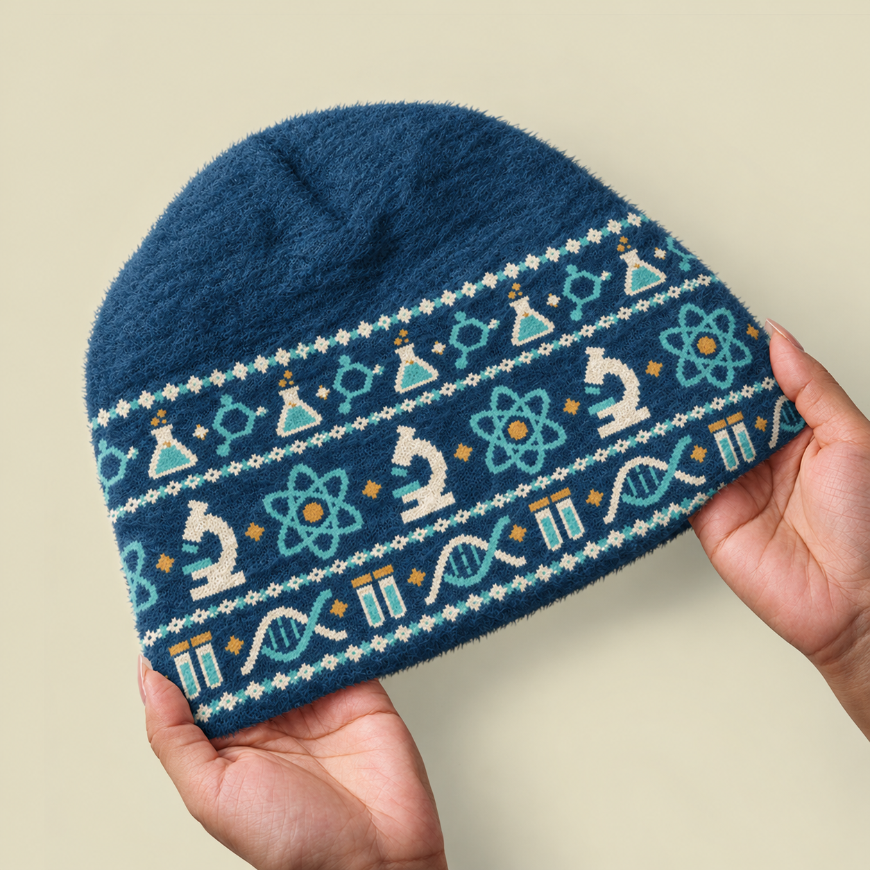 Science Lab Fuzzy Beanie