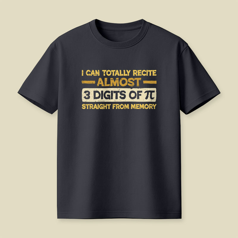 3 Digits Of Pi Playful T-Shirt