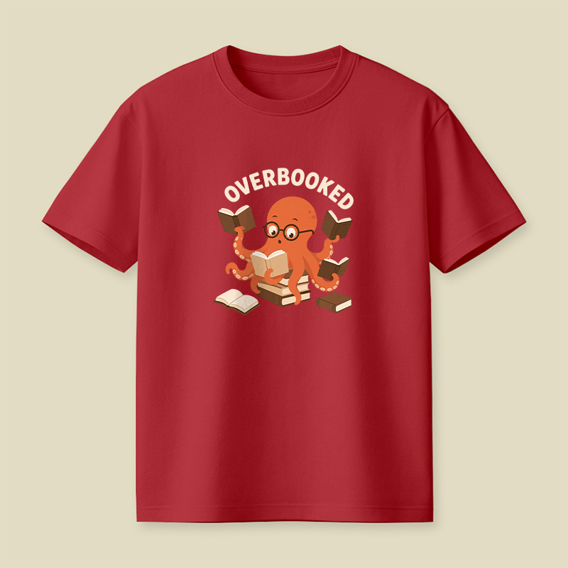 Overbooked Octopus Playful T-Shirt