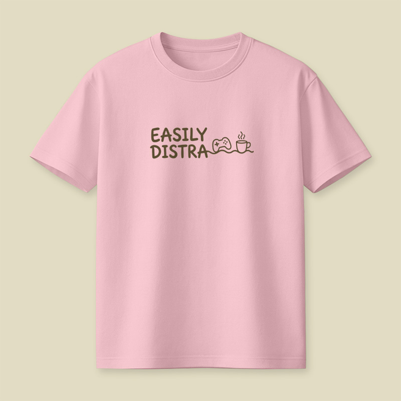 Easily Distracted By Games And Coffee Playful T-Shirt