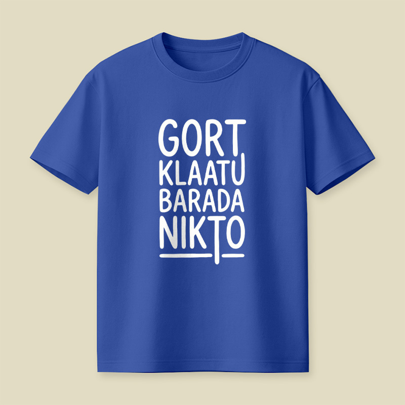 Klaatu Barada Nikto Playful T-Shirt
