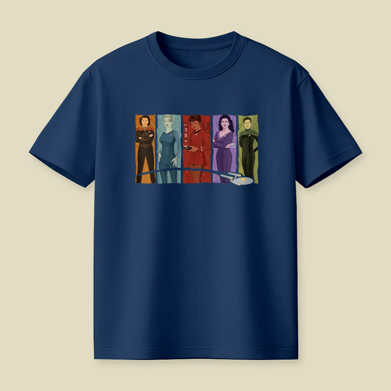 Legendary Space Heroines Playful T-Shirt