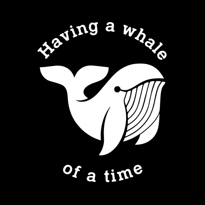 Having A Whale Of A Time Pun Playful T-Shirt