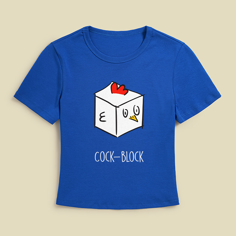 Cock-Block Geek Baby Tee