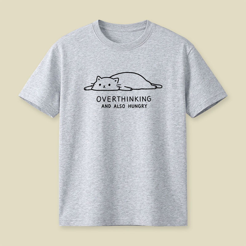Overthinking And Also Hungry Playful T-Shirt