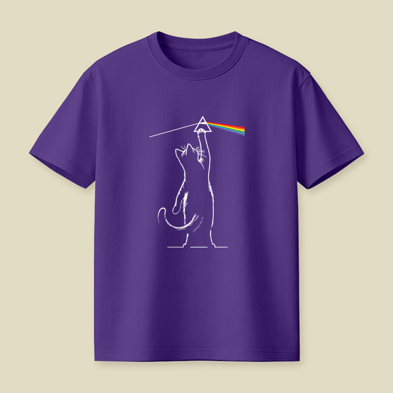 Prism Cat Dark Side Playful T-Shirt