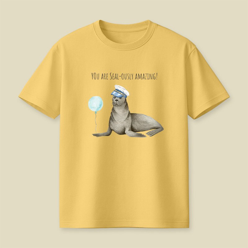 Sealously Amazing Sea Animal Pun Playful T-Shirt