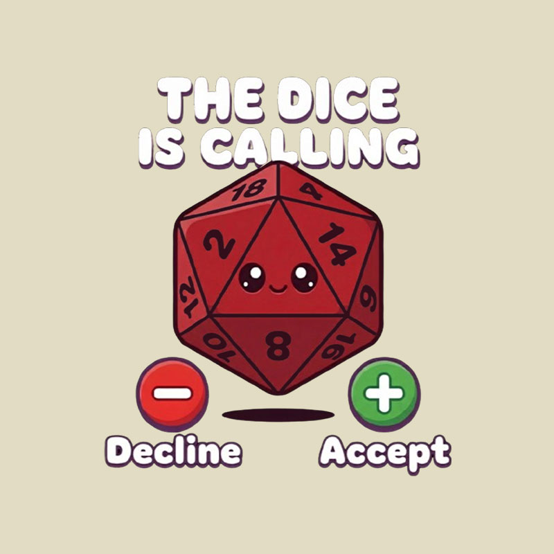 Calling Dice Playful T-Shirt