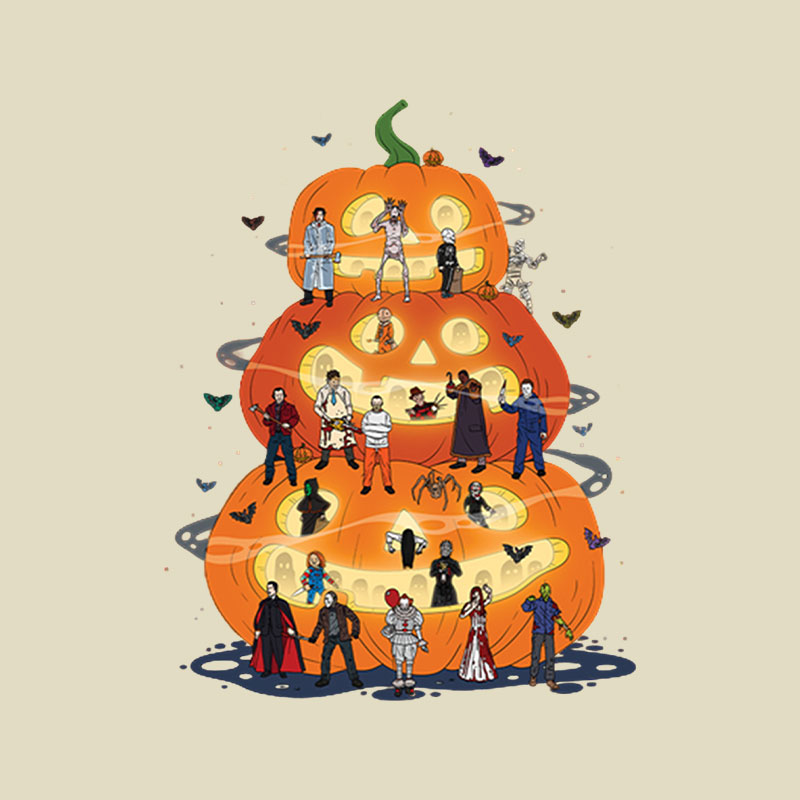 Halloween Horrors Playful T-Shirt