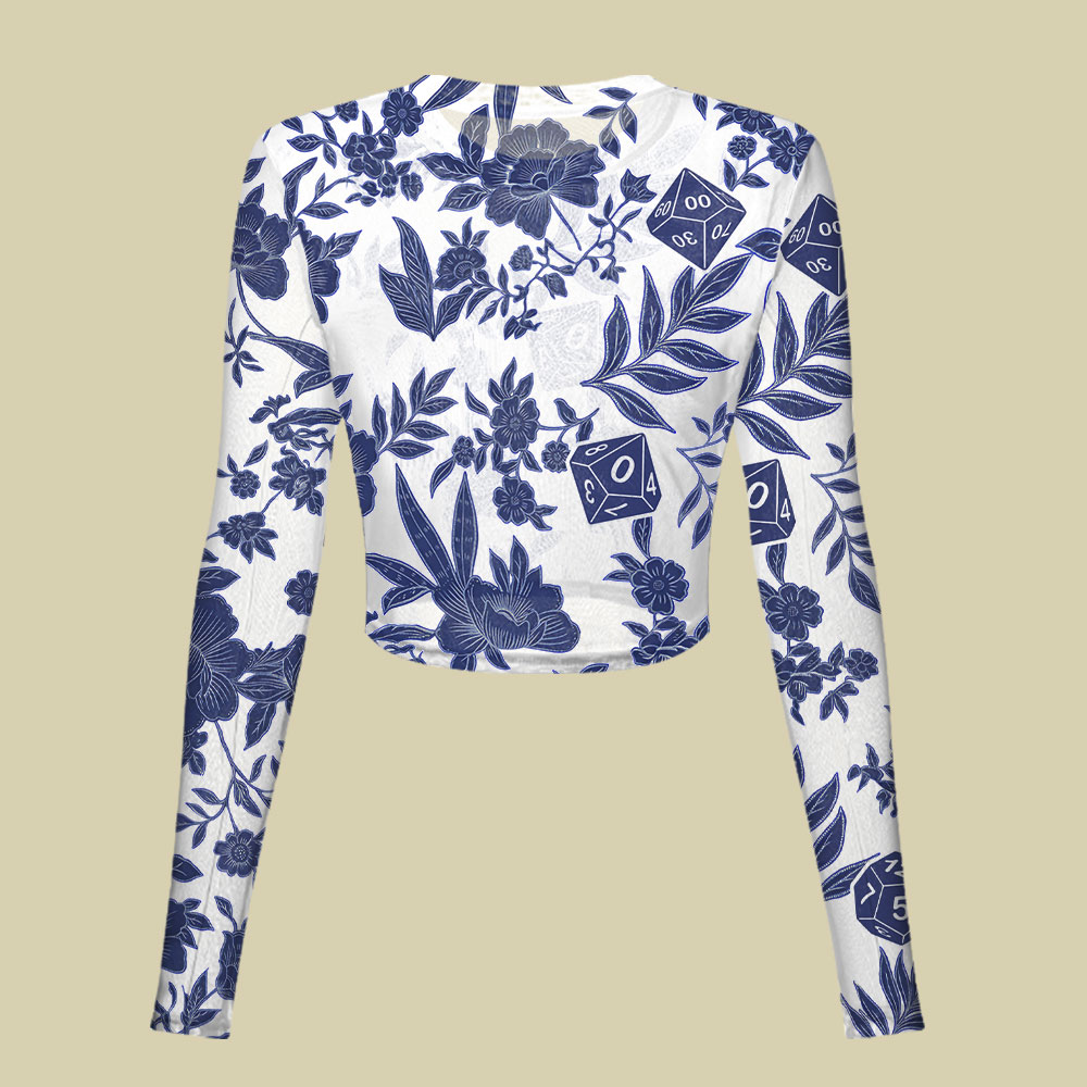 Rolling In Indigo Slim Fit Mesh Top