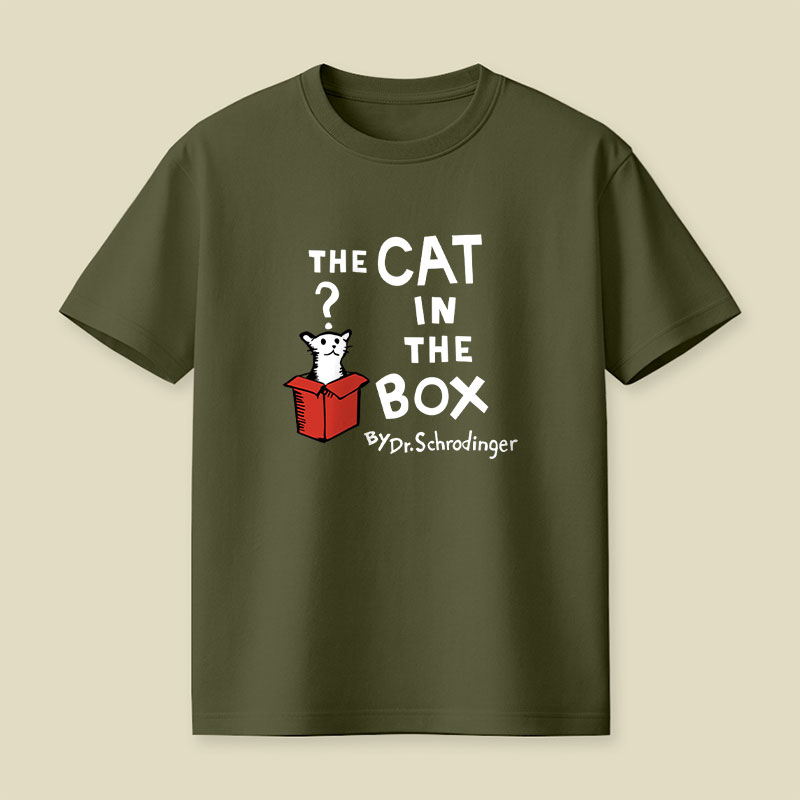 The Cat in the Box Playful T-Shirt