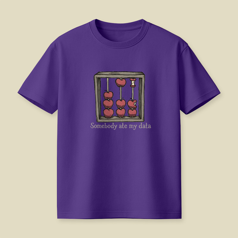 Somebody Ate My Data Playful T-Shirt