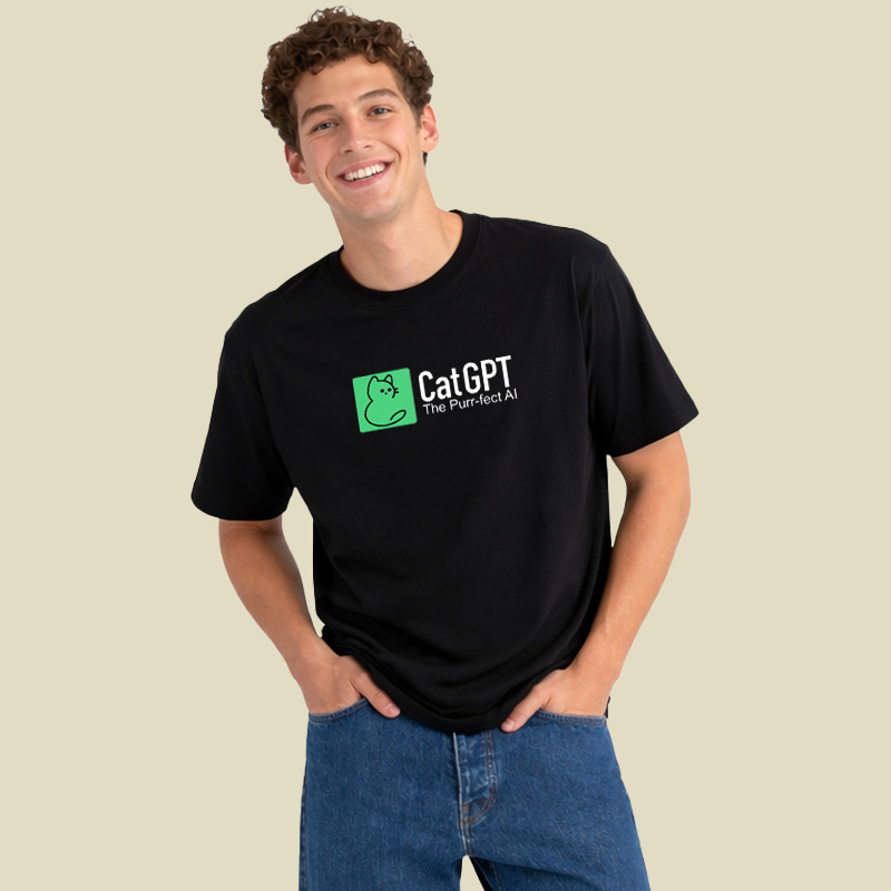 Catgpt The Purr-Fect Ai Playful T-Shirt