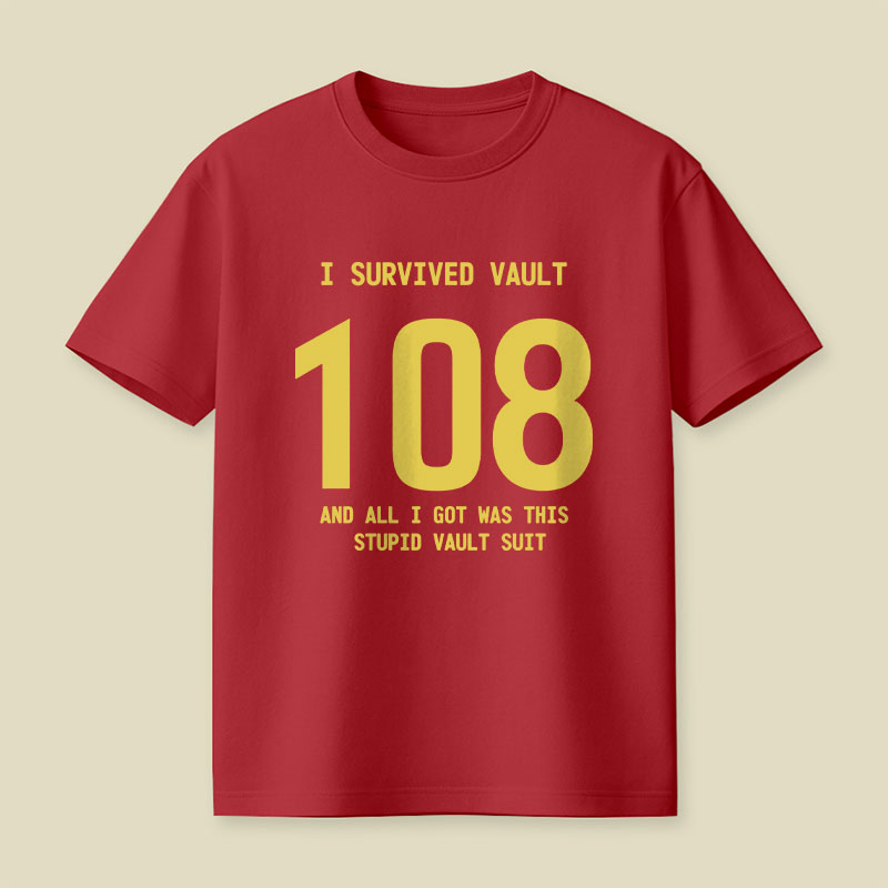 I Survived Vault 108 Playful T-Shirt