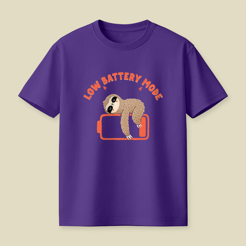 Low Battery Mode Playful T-Shirt