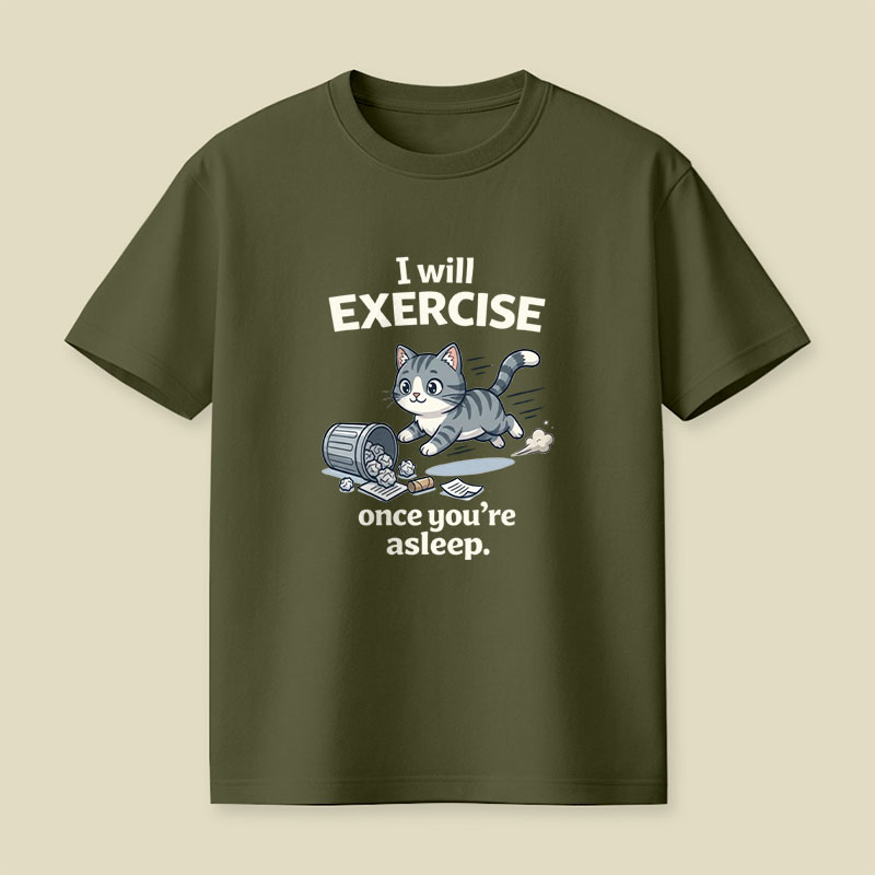 Late Night Exercise Playful T-Shirt