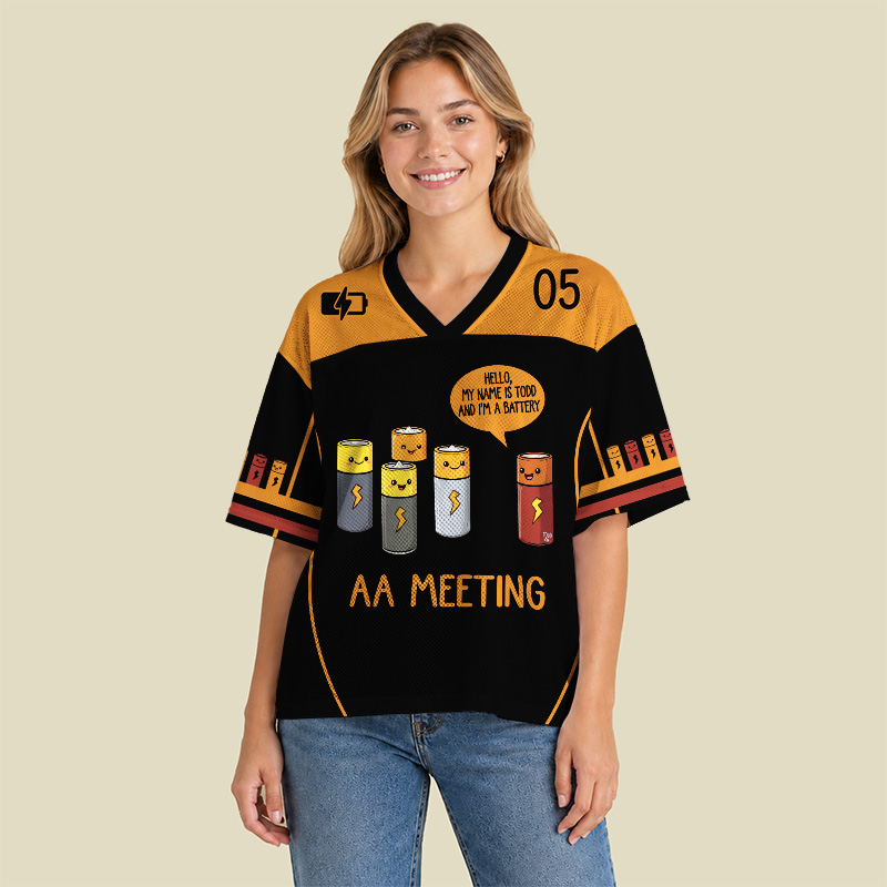 AA MEETING Playful Mesh Jersey